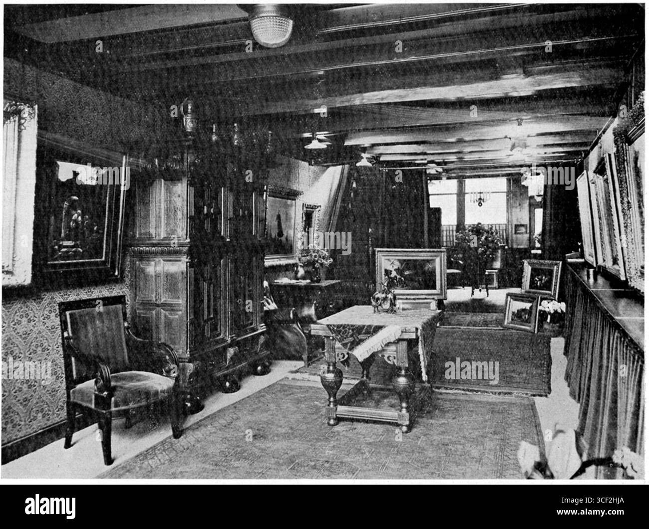 Ausstellung über die Romantik in der M. Wolff Art Gallery, Amsterdam, 1927. Stockfoto