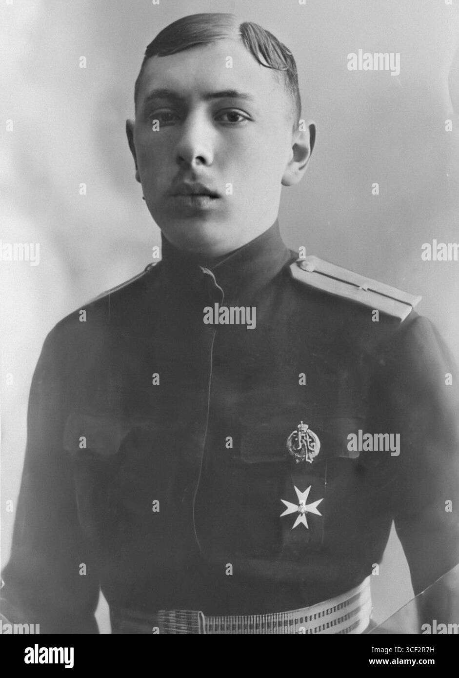 Arseni Jefimov, ein Soldat in der estnischen Armee (1895–1919). Er gilt als Führer des Estnischen Unabhängigkeitskrieges, an dem er bis zu seinem Tod 1919 teilnahm. Stockfoto