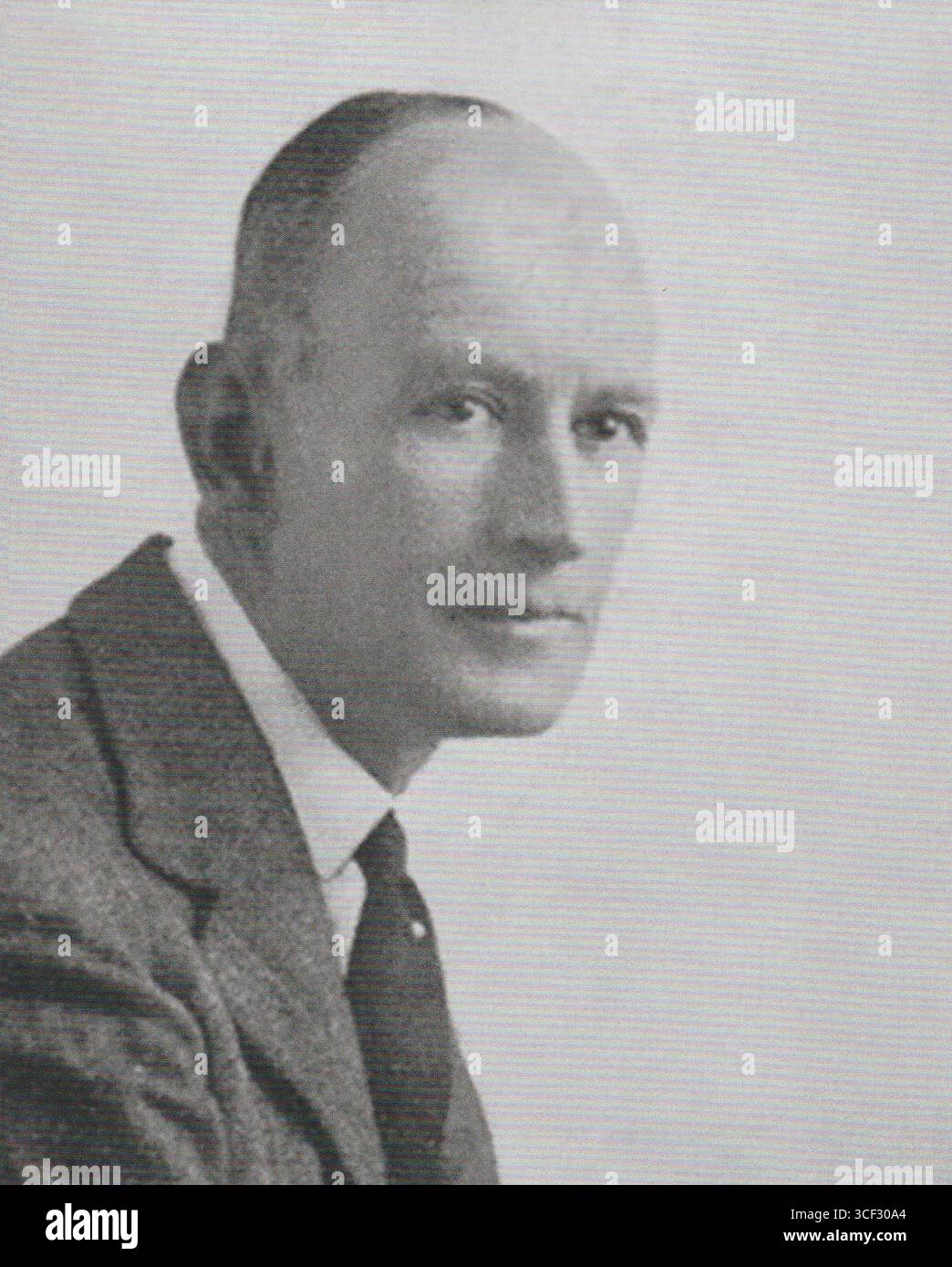 Das Porträt von Cornelis Petrus van Rossem (1885–1934) wurde zum 100. Jahrestag des Verlags N.V. Boekhandel en Uitgevers-Mij geschaffen. Es wurde 1933 von P. A. Haaxman Jr. in den Haag veröffentlicht. Stockfoto