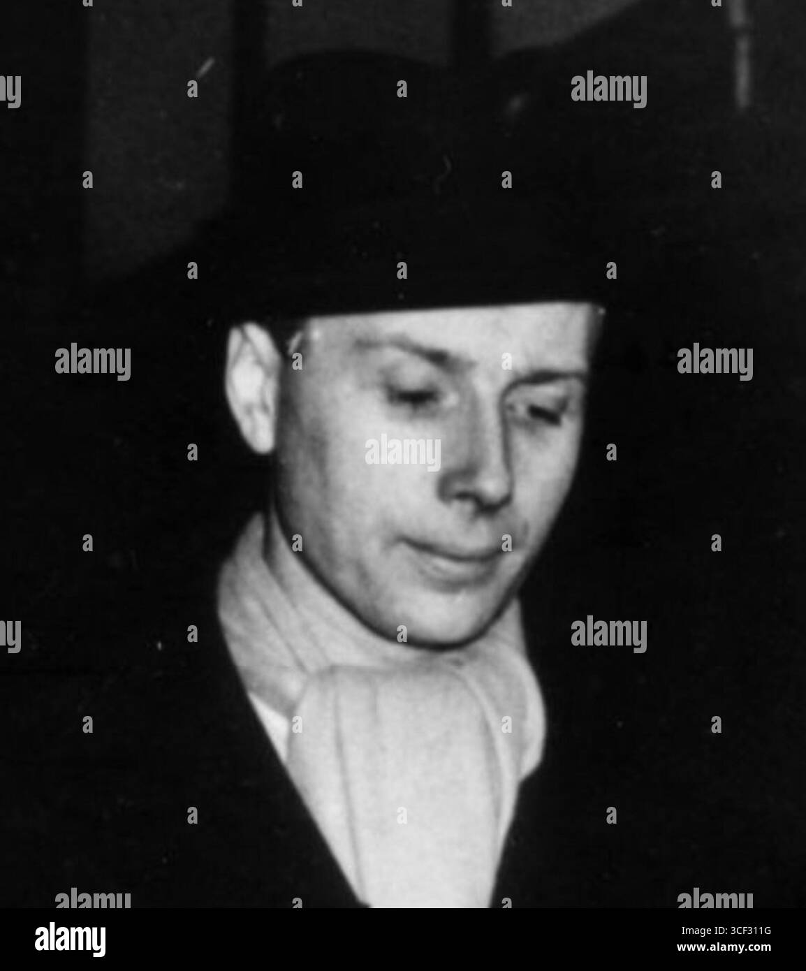 André Dewavrin, auch bekannt als Colonel Passy, wurde um 1946 fotografiert. Dewavrin spielte eine wichtige Rolle während des französischen Widerstands im Zweiten Weltkrieg. Stockfoto