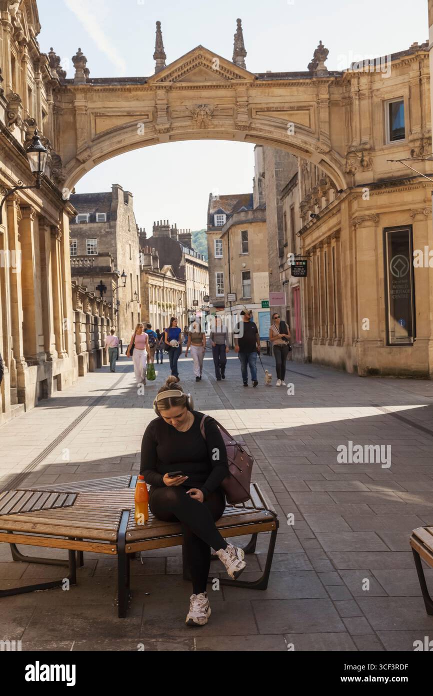 England, Somerset, Bath, York Street Arch Stockfoto
