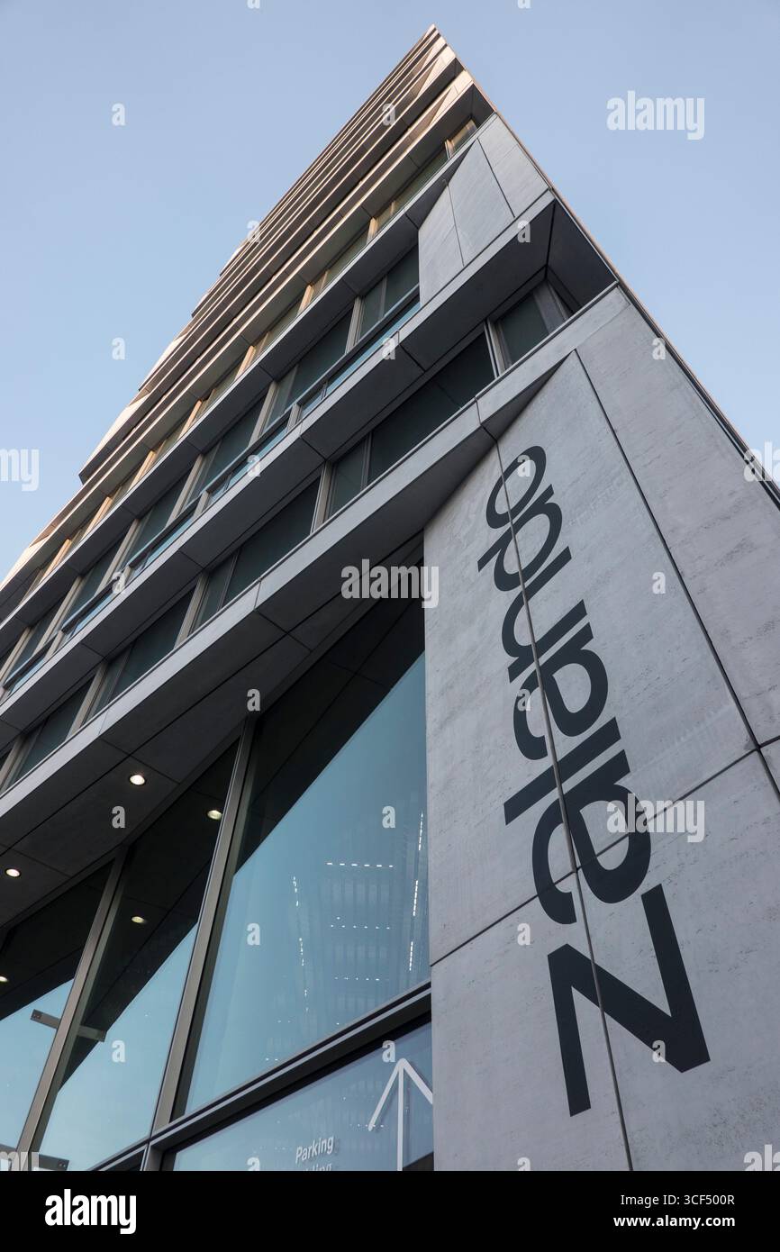 Stream Tower Büroturm mit Zalando Hauptsitz, Deutschland, Berlin Stockfoto