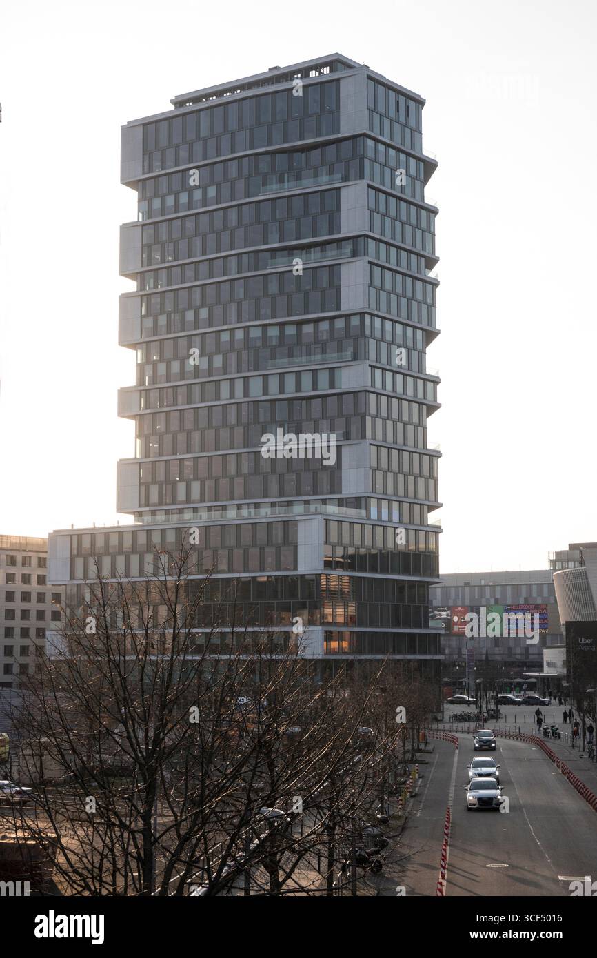 Stream Tower Büroturm mit Zalando Hauptsitz, Deutschland, Berlin Stockfoto