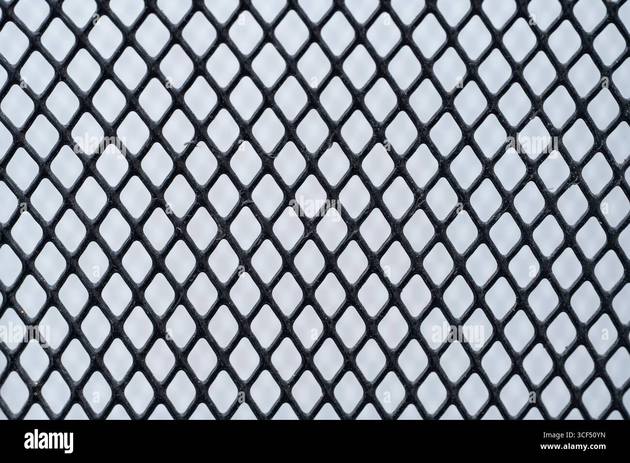 Draht mit Rautenmuster, Hintergrundbild Stockfoto