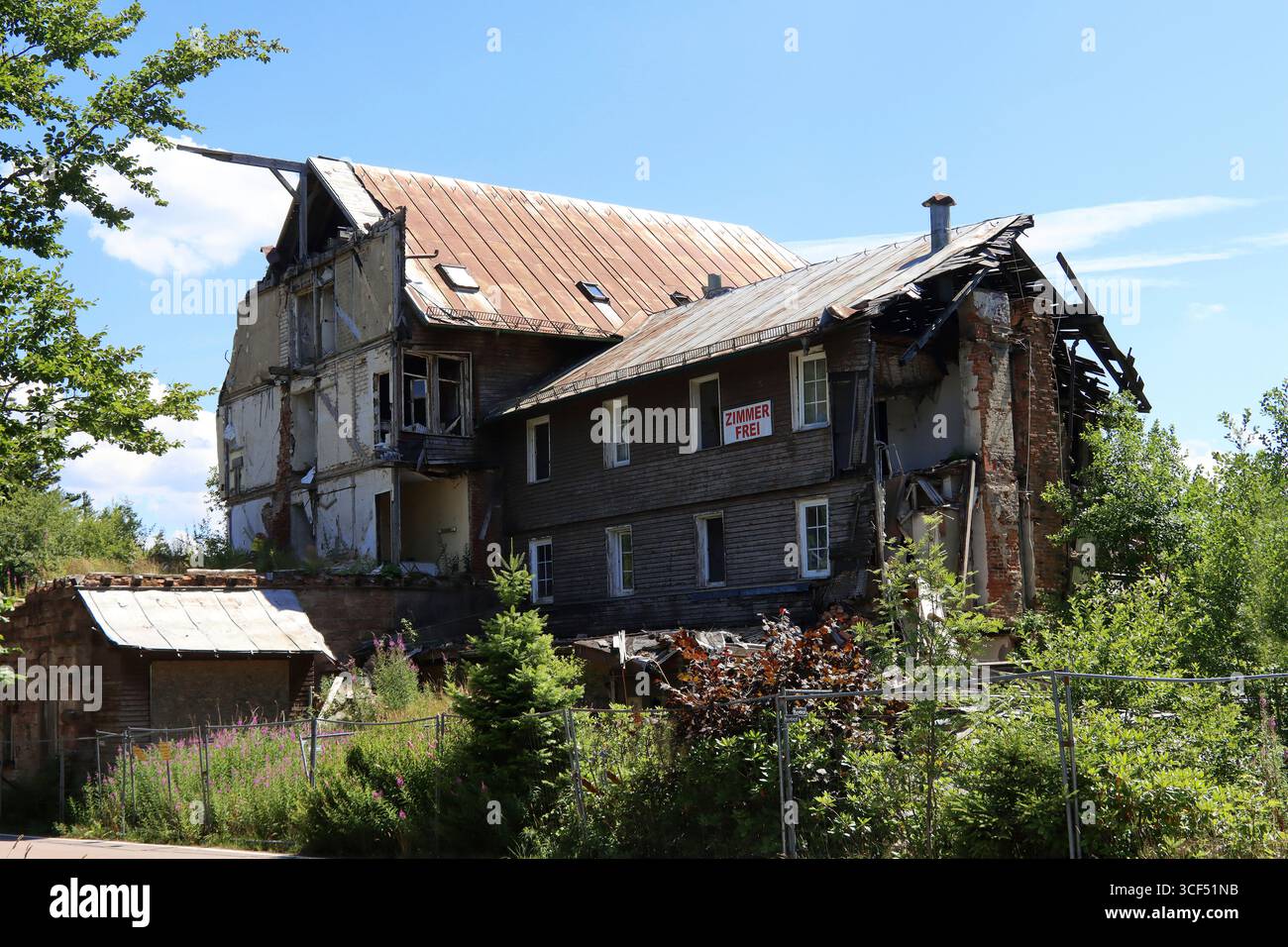Ein Fall für den Mietstopp Stockfoto
