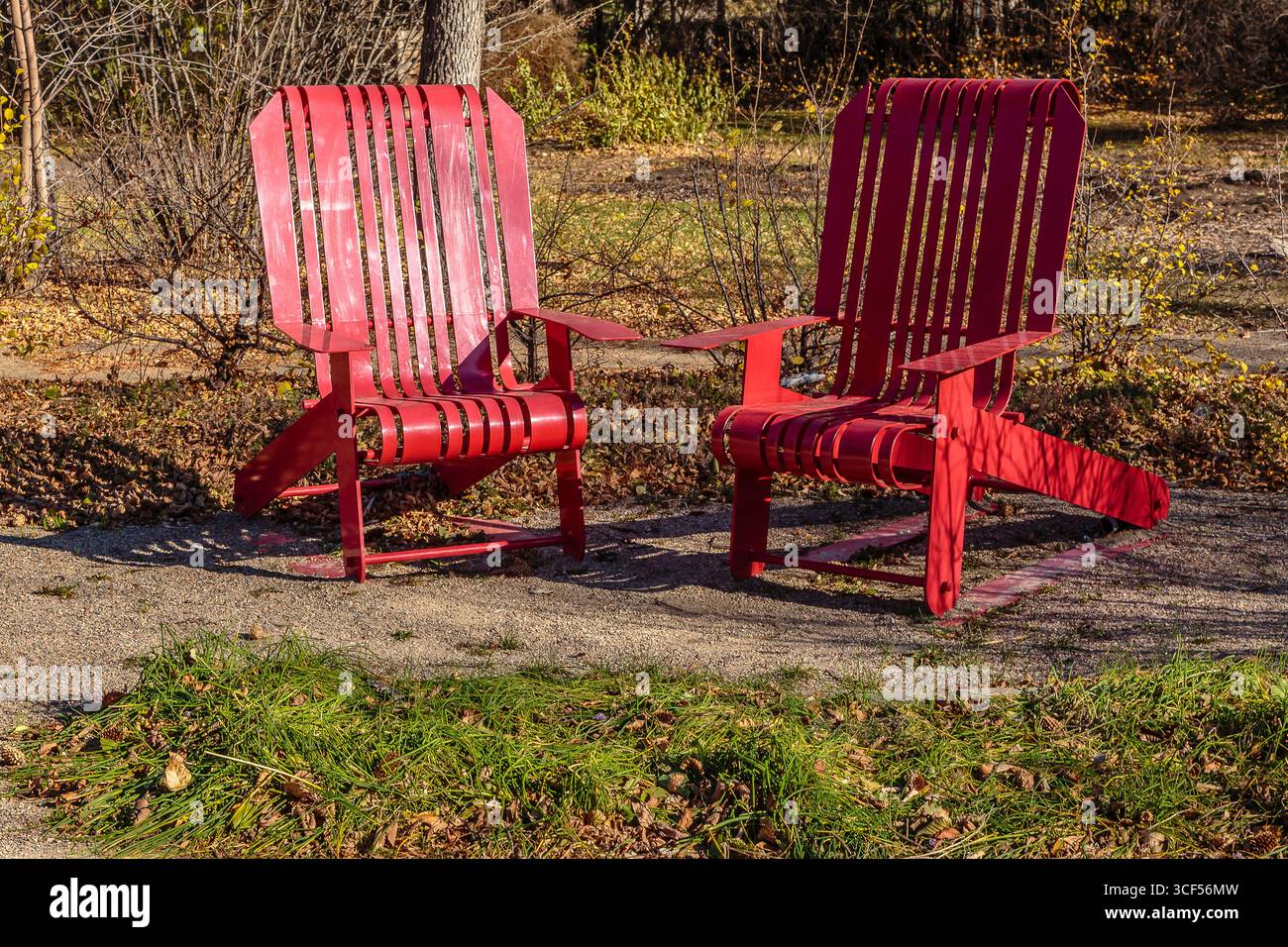 Victoria Park liegt in den Vierteln Riversdale und King George in Saskatoon. Stockfoto