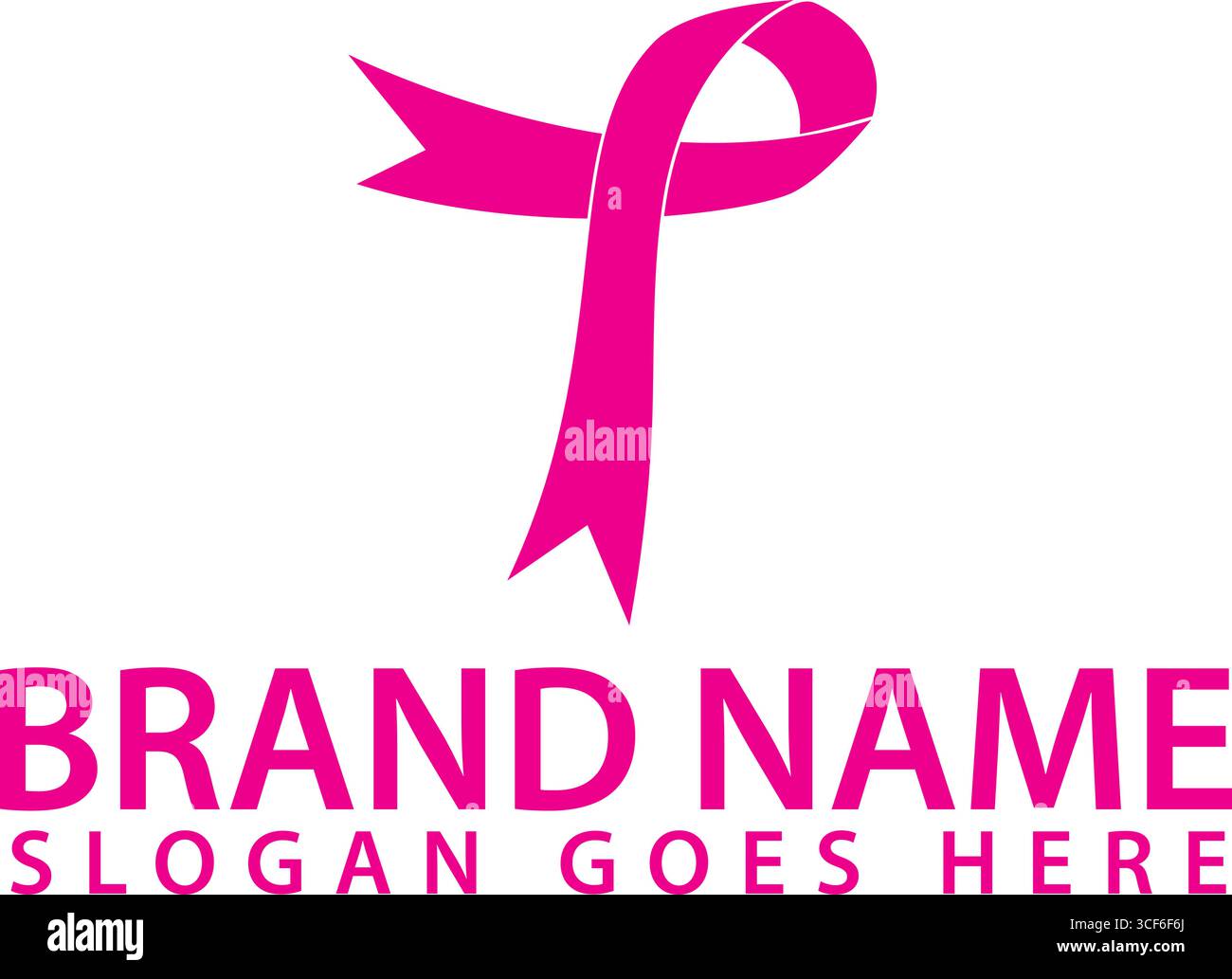 Elegantes Band in Form des Buchstaben T Stock Vektor