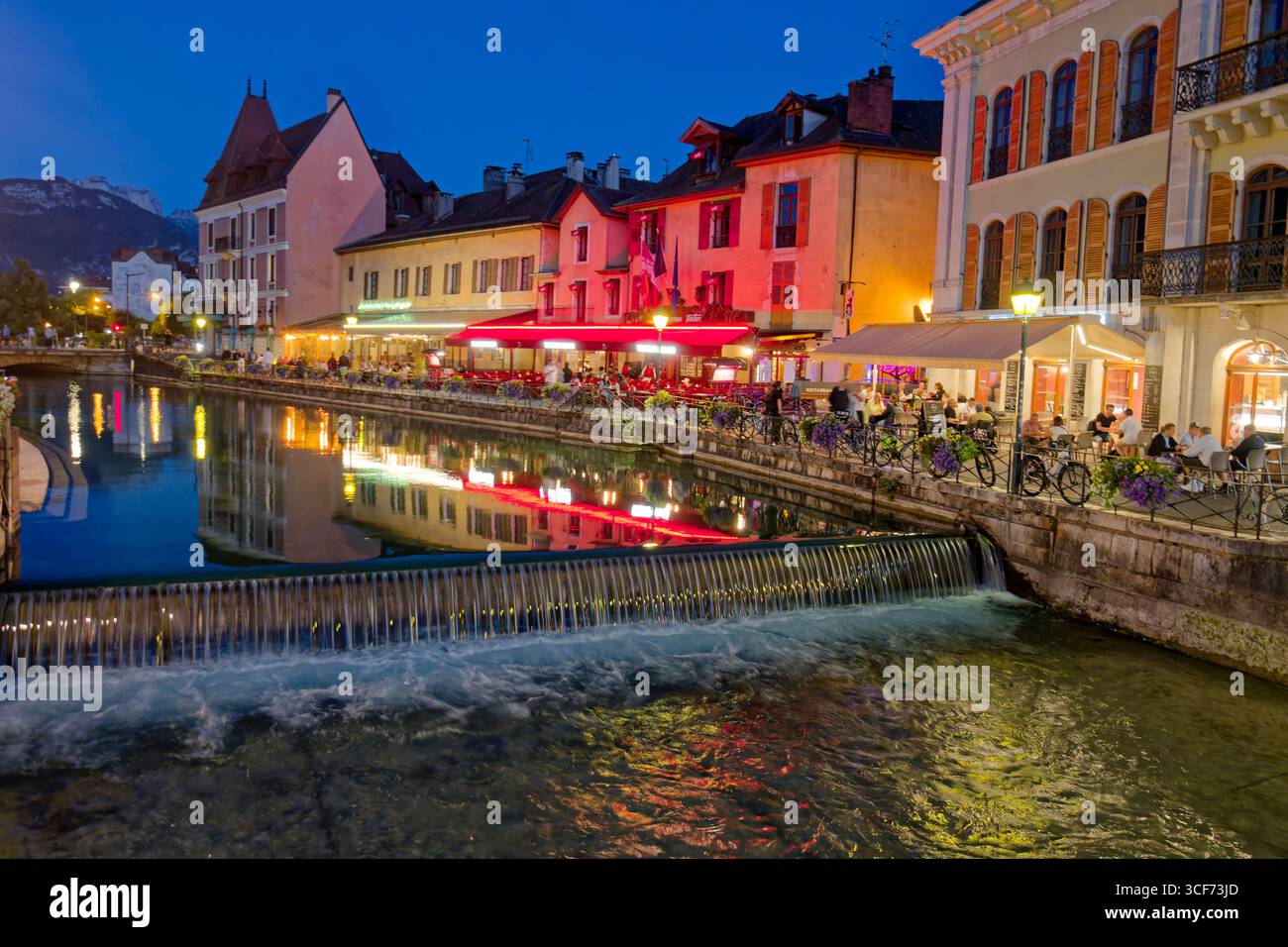 Altstadt von Annecy , vieille ville, Fluss Thiou, Haute Savoie, Auvergne-Rhone-Alpes, Frankreich, Europa Stockfoto