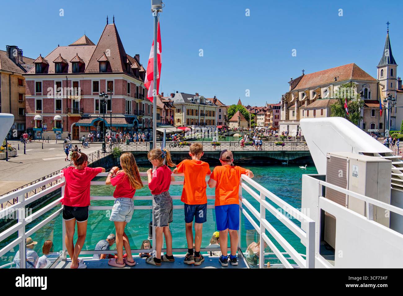 Annecy , Haute Savoie, Frankreich, Auvergne-Rhone-Alpes, Europa Stockfoto