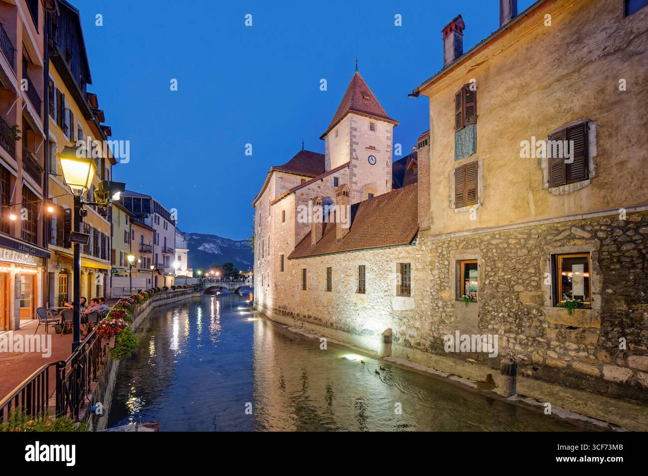 Altstadt von Annecy , vieille ville, Fluss Thiou, Haute Savoie, Auvergne-Rhone-Alpes, Frankreich, Europa Stockfoto