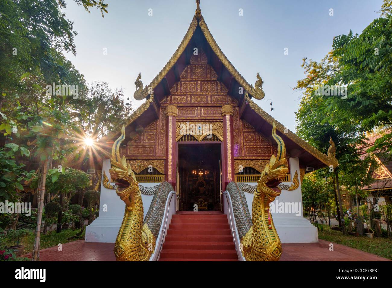 Wat Phra Kaew, Chiang Rai, Thailand, Asien Stockfoto