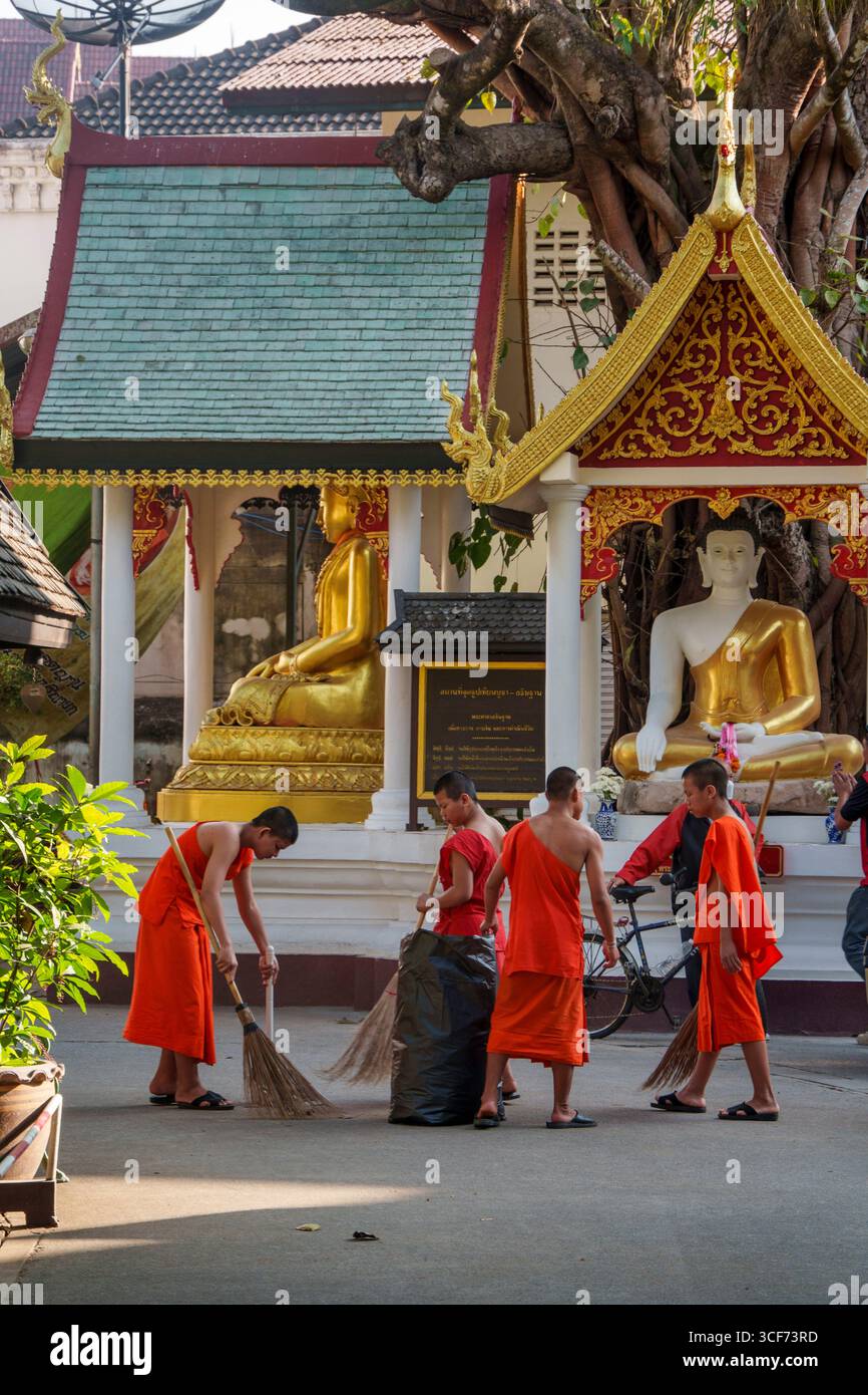 Wat Phra Kaew, Chiang Rai, Thailand, Asien Stockfoto