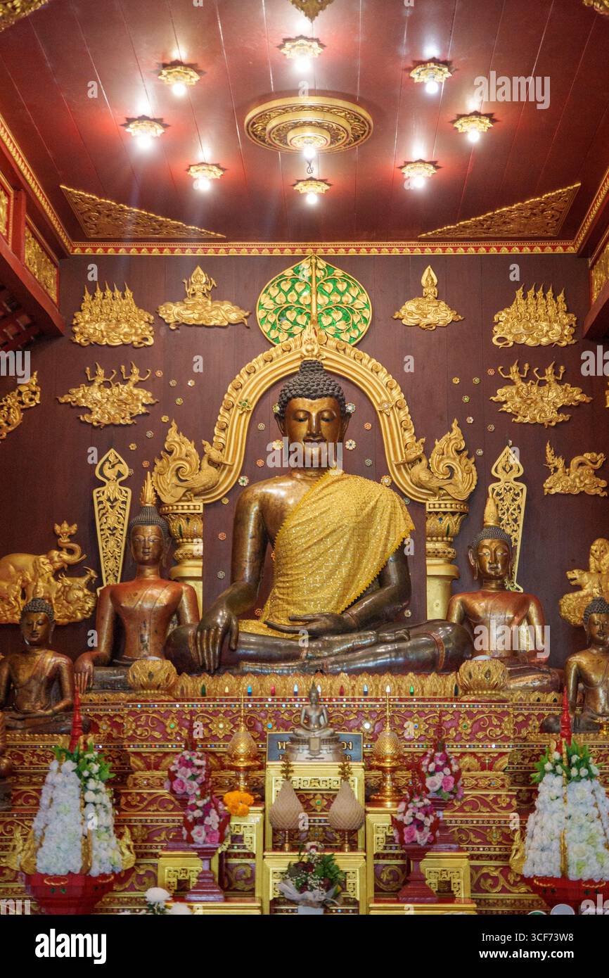 Wat Phra Kaew, Chiang Rai, Thailand, Asien Stockfoto