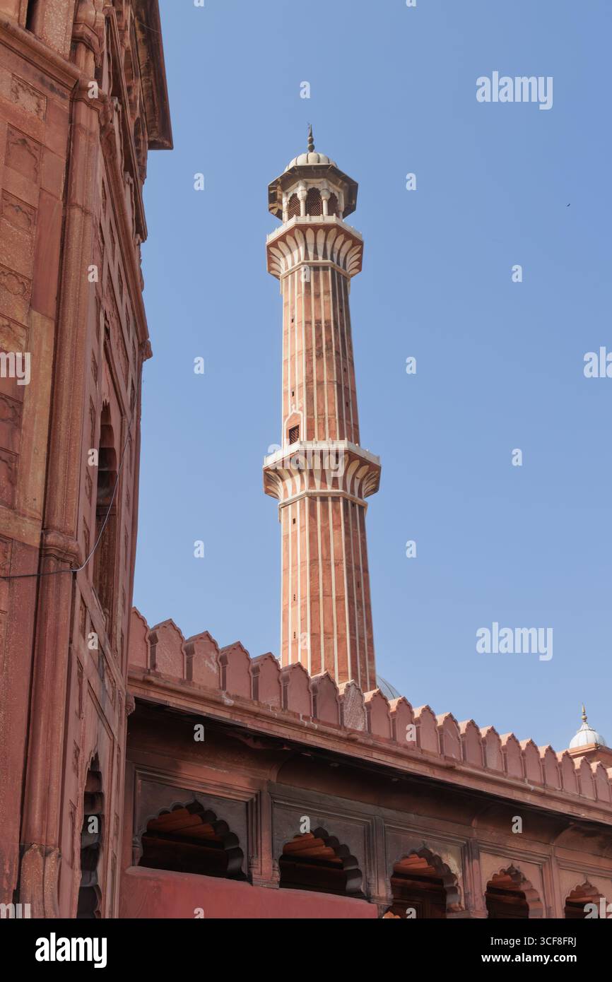 Die Große Moschee, Jama Masjid, Delhi Stockfoto