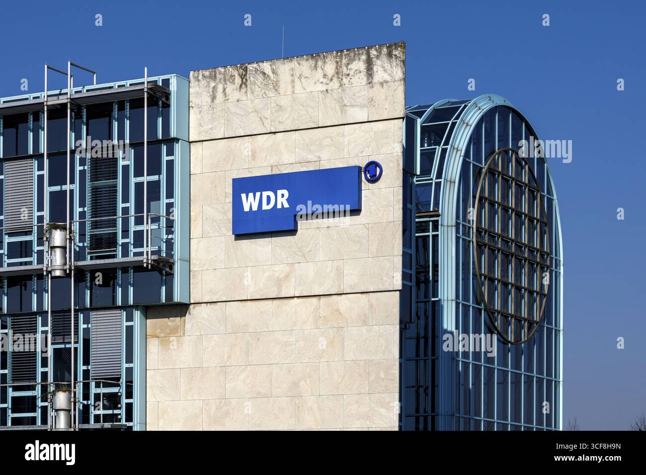 WDR Funkhaus Düsseldorf, Düsseldorf, Nordrhein-Westfalen, Deutschland Stockfoto