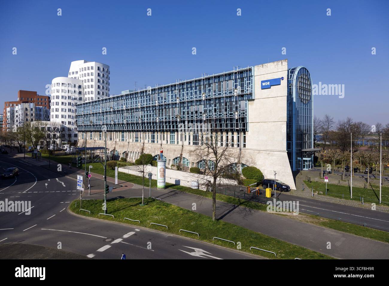 WDR Funkhaus Düsseldorf, Düsseldorf, Nordrhein-Westfalen, Deutschland Stockfoto
