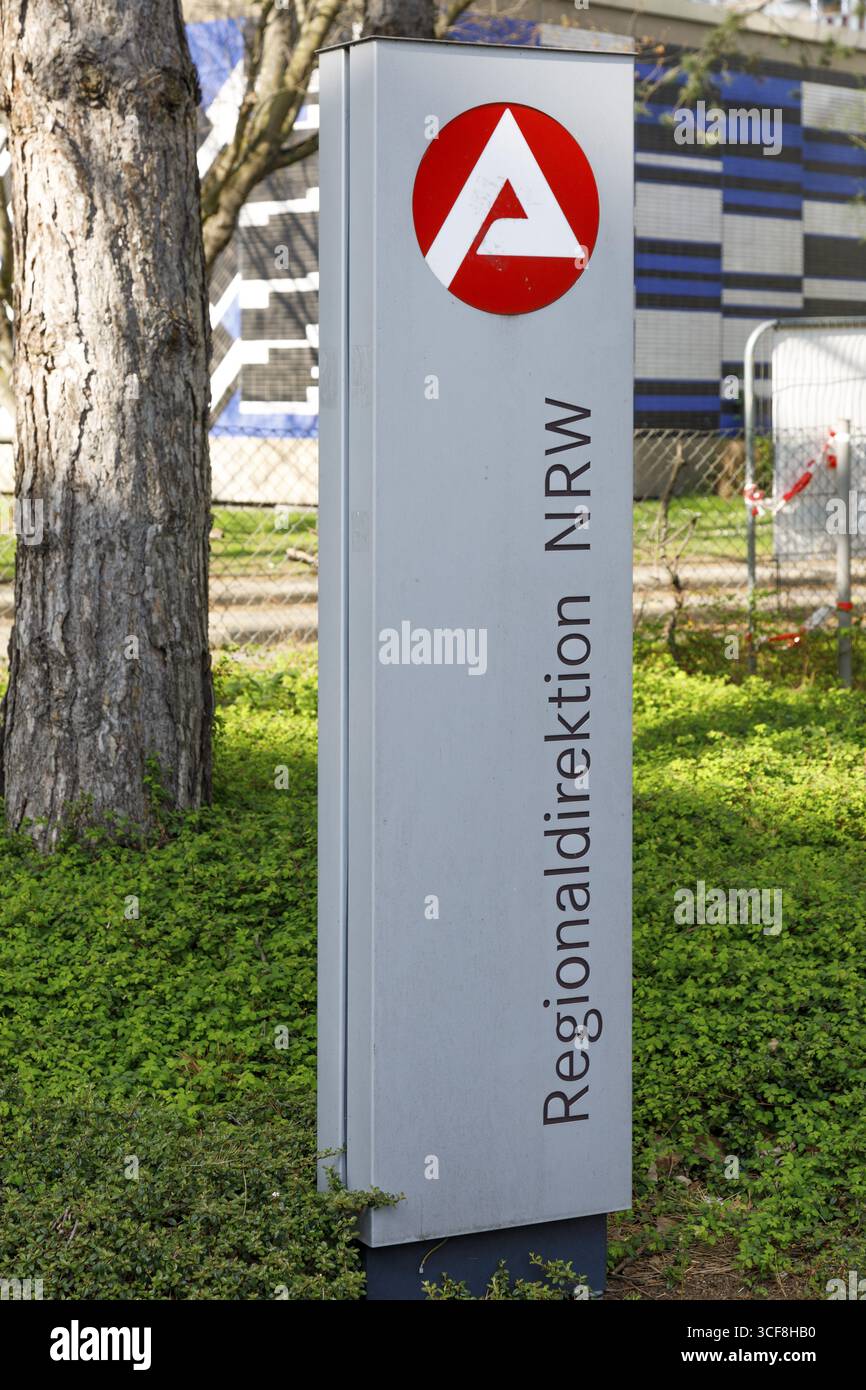 Regionaldirektion Nordrhein-Westfalen der Bundesagentur für Arbeit, Düsseldorf, Nordrhein-Westfalen, Deutschland Stockfoto