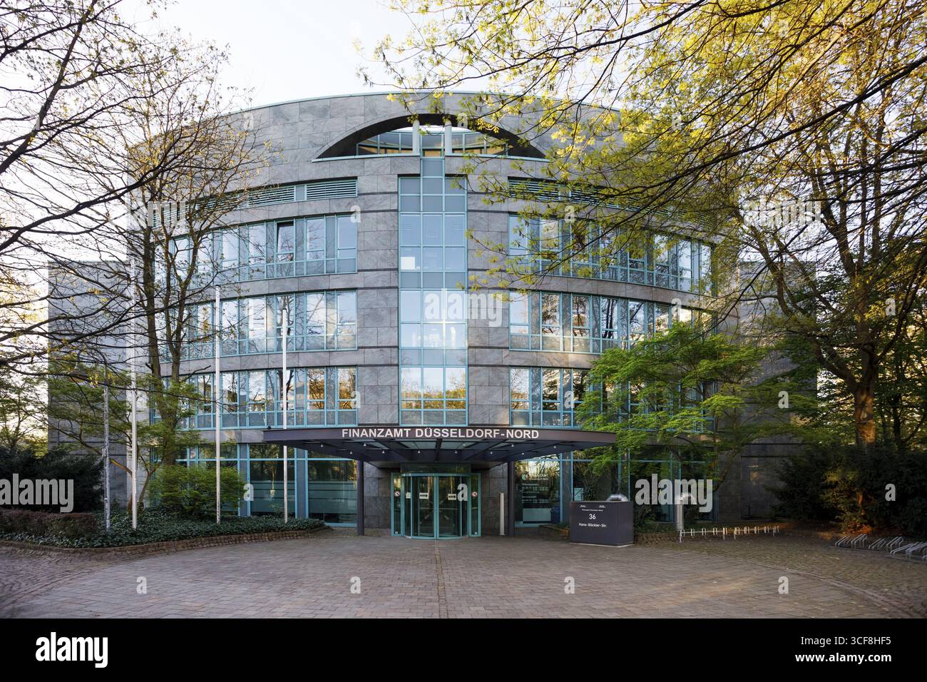 Steueramt Düsseldorf-Nord, Düsseldorf, Nordrhein-Westfalen, Deutschland Stockfoto