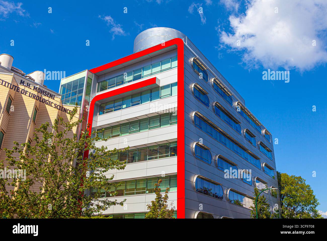 Inspirierte Architektur am Vancouver General Hospital in British Columbia Kanada Stockfoto