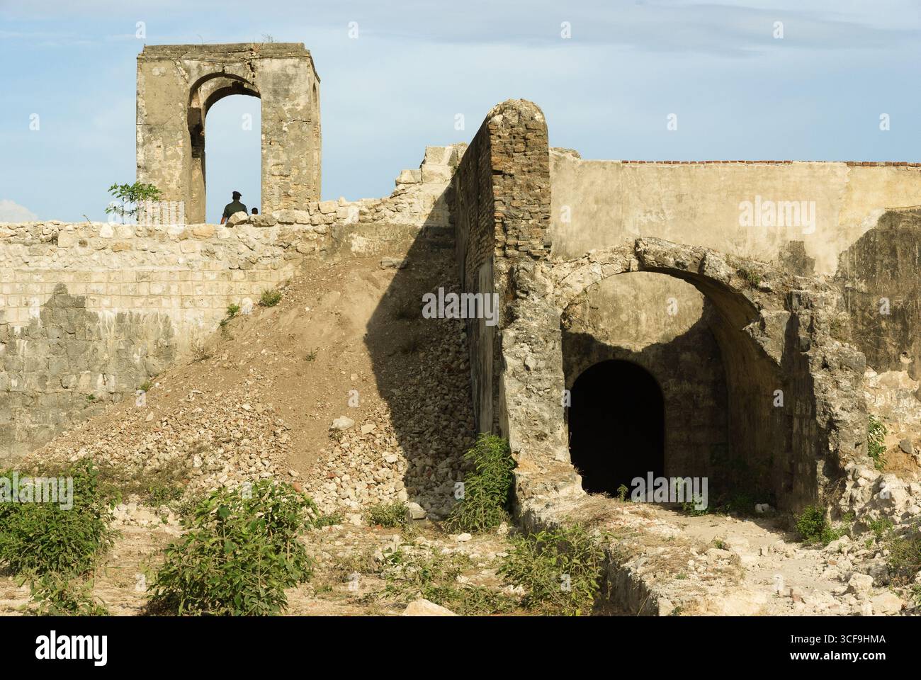 Jaffna Dutch Fort wurde von der LTTE beschädigt. Stockfoto