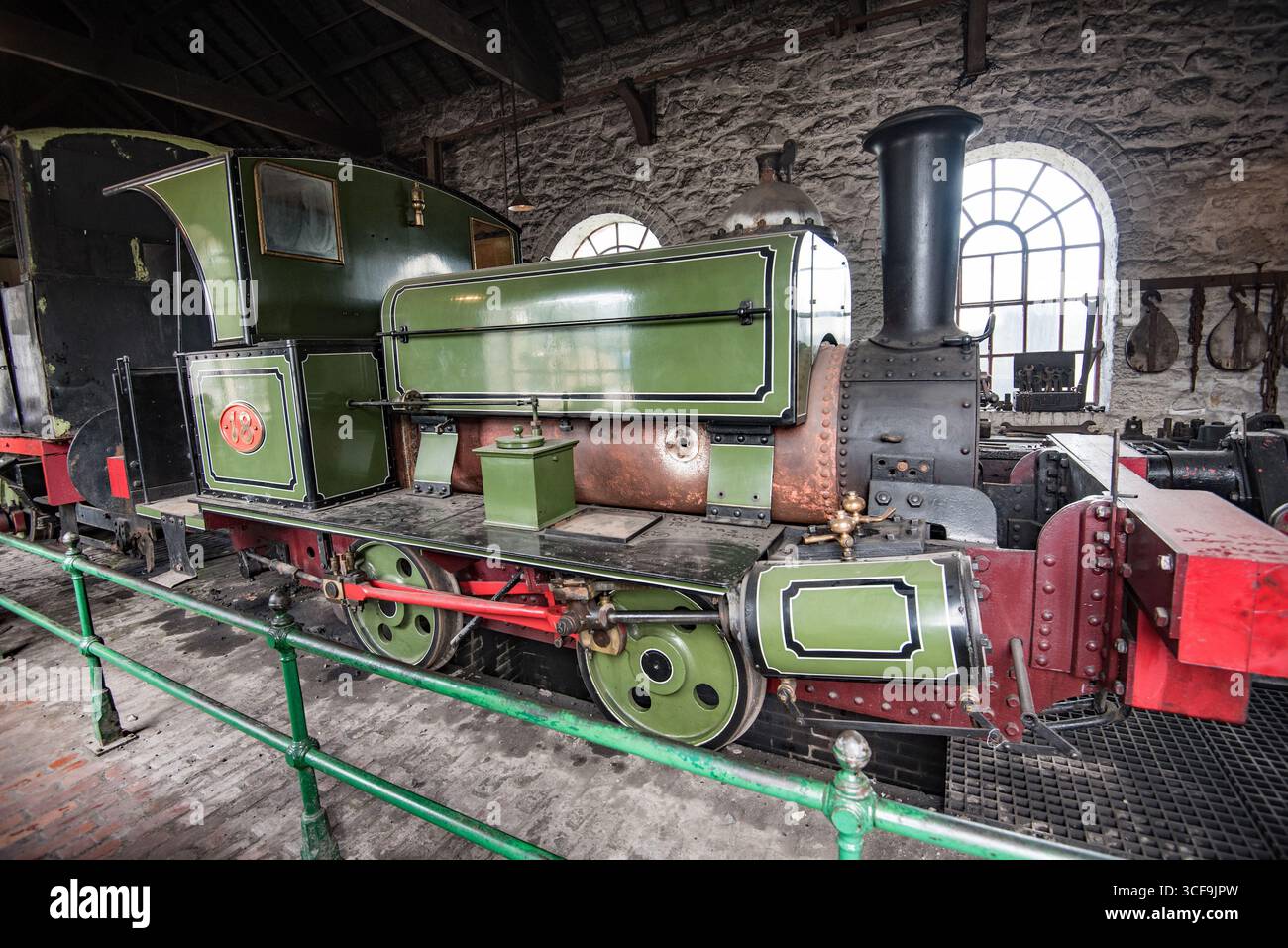 Seaham Harbour Dock Co, Lewin 0-4-0ST Lokomotive, auch bekannt als die Lewin, gebaut 1877 heute in Beamish, dem Living Museum of the North Stockfoto