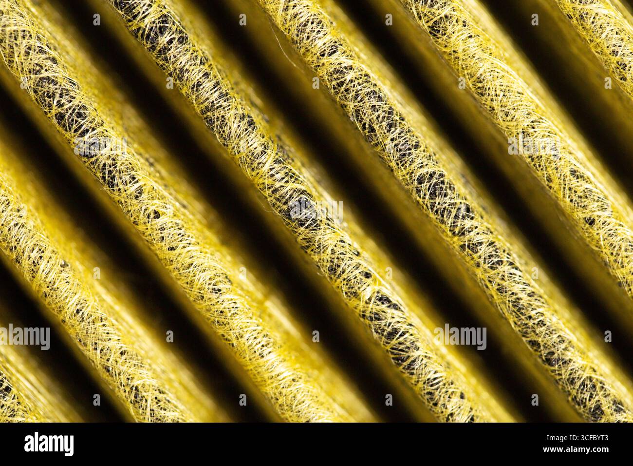 Moderner Autofilter zur Reinigung der Luft im Auto von Bakterien und Schimmelpilzen Stockfoto