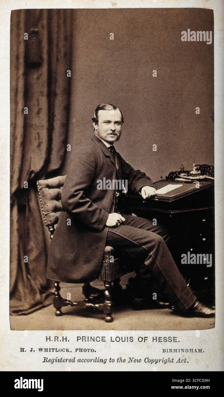 Fürst Ludwig von Hessen. Stockfoto