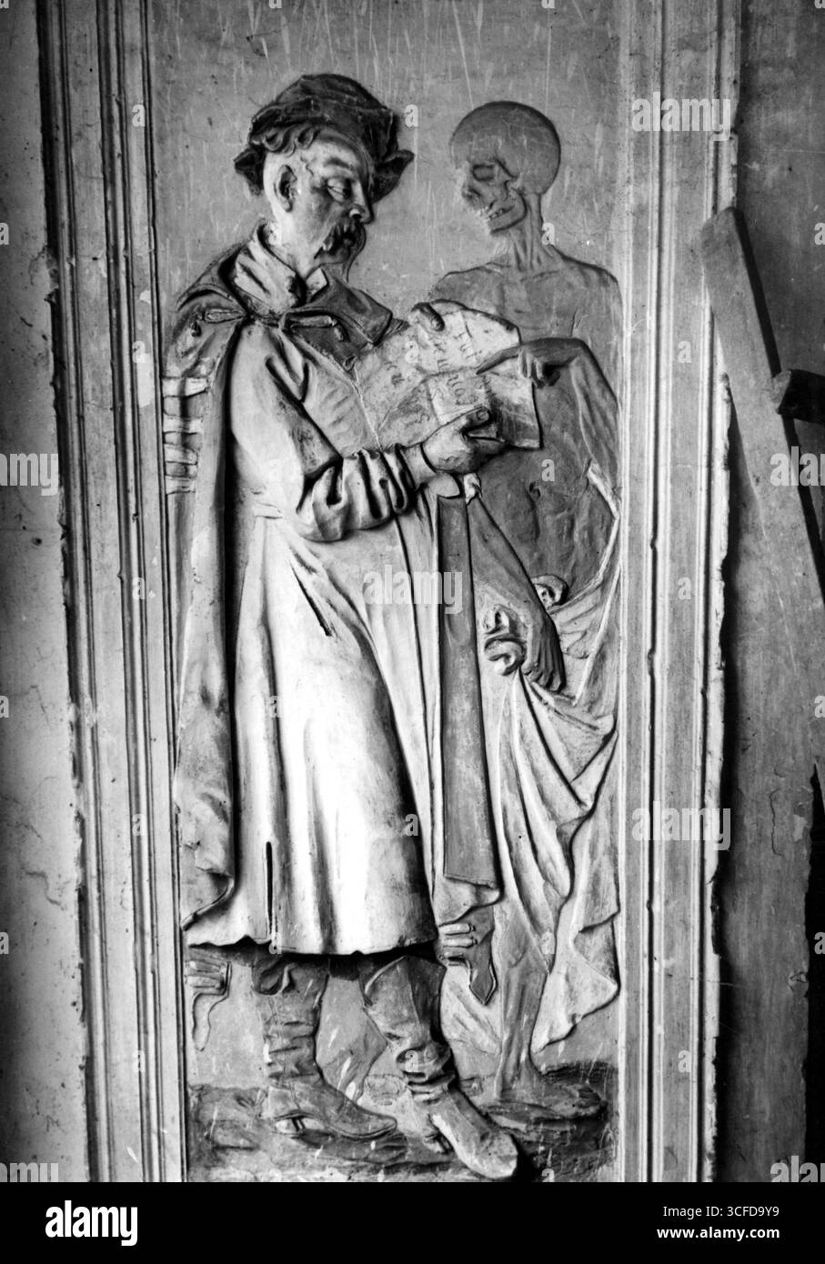 Ein Stuck aus dem frühen 17. Jahrhundert in der Jesuskapelle der Pfarrkirche in Tarlow - Provinz Kielce. Stockfoto