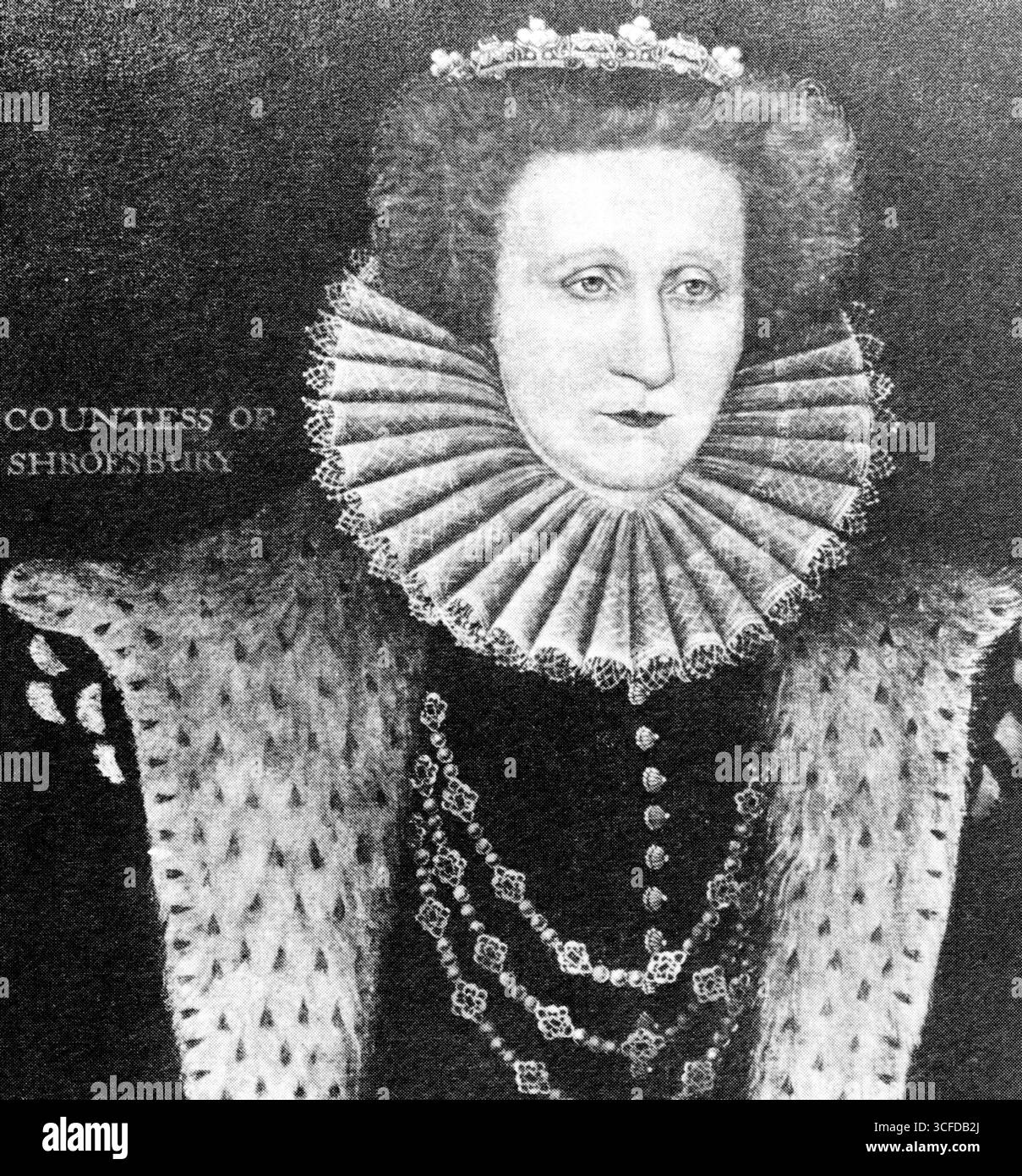 Bess of Hardwick, Elizabeth Talbot, Countess of Shrewsbury, 16. Jahrhundert. Stockfoto