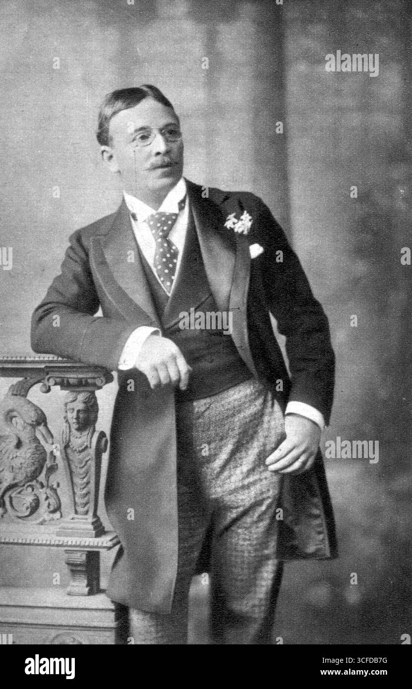 Ein Diamantenkönig Barney Barnato. Stockfoto