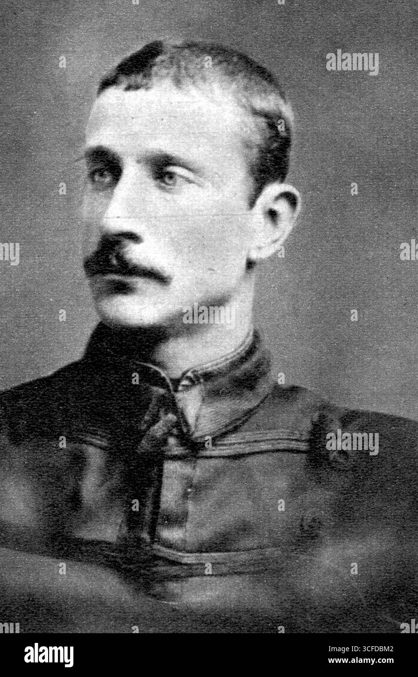 Britische Soldaten in Südafrika.Prinz Louis Napoleon meldete sich freiwillig, für Großbritannien zu kämpfen, im Gegenzug für die Gastfreundschaft, die ihm und seiner Mutter, Kaiserin Eugenie, gewährt wurde. Er wurde von Zulus bei Utrecht getötet. Stockfoto