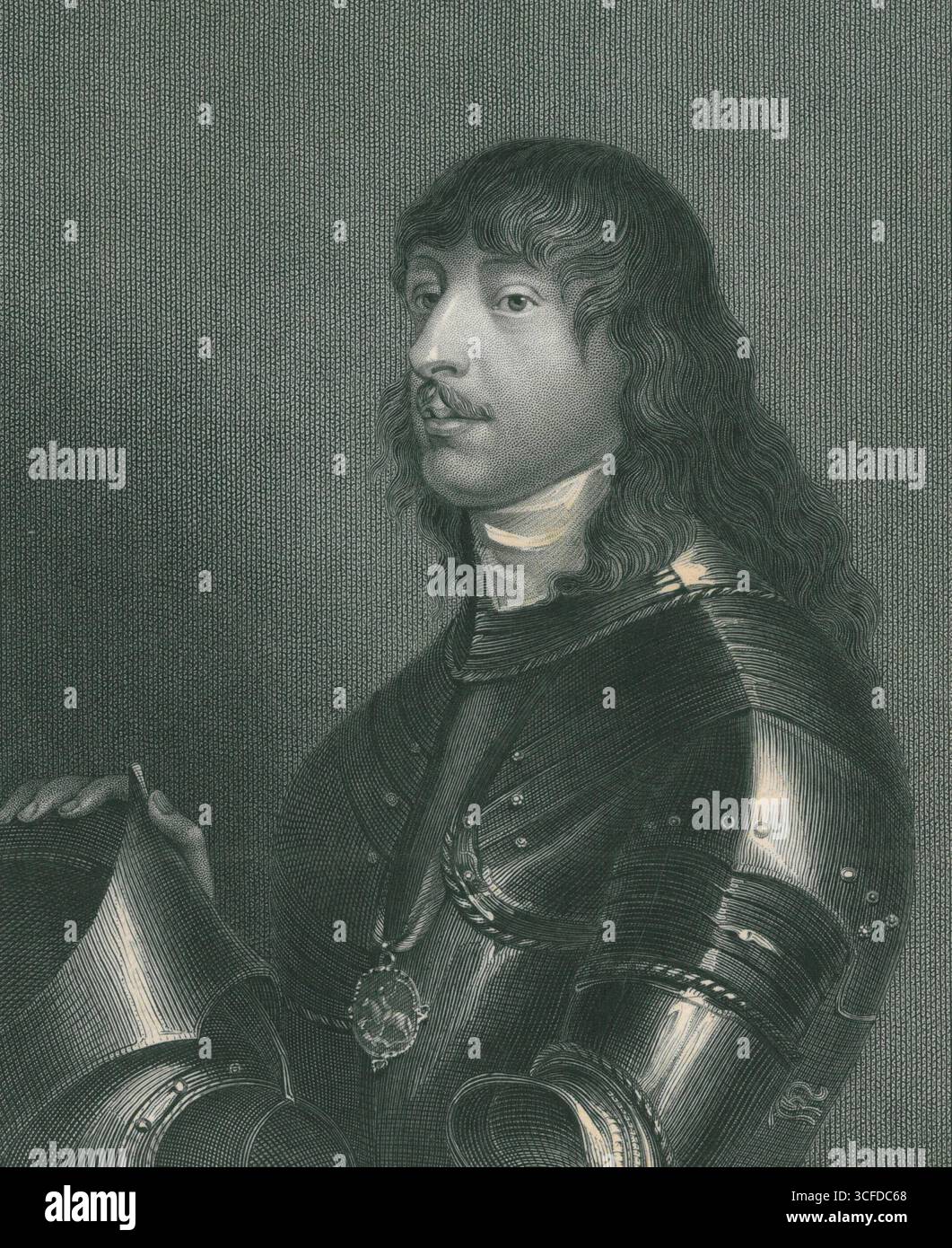 James Stanley, 7. Earl of Derby KG (31. Januar 1607 bis 15. Oktober 1651) – Unterstützer der royalistischen Sache im englischen Bürgerkrieg – der große Earl of Derby – während seines Vaters war er als Lord Strange bekannt – Foto undatiert Stockfoto