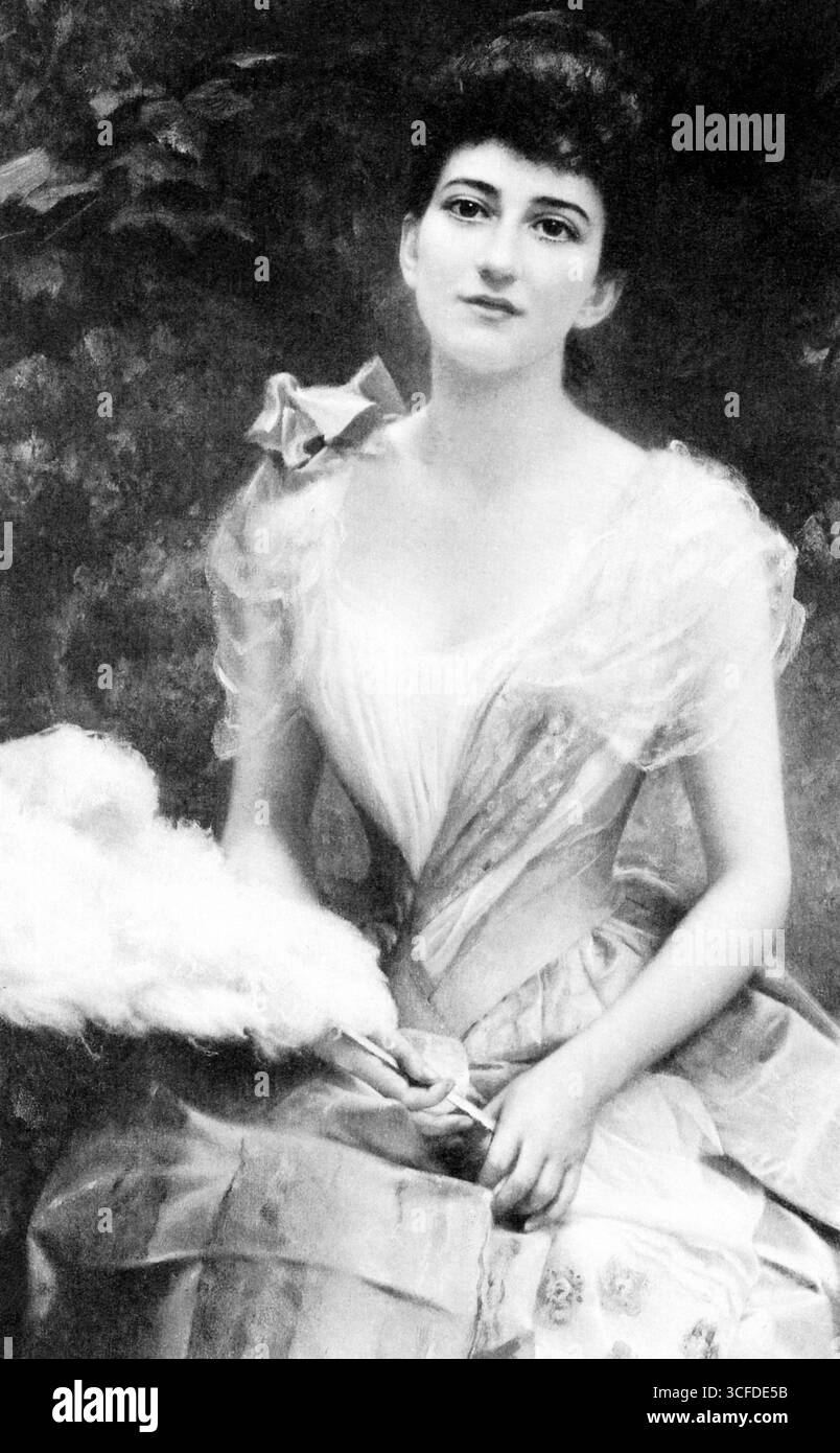 Rachel Sassoon Bier, 1858–1927. Sie war die erste Frau, die Redakteurin einer nationalen Zeitung war; sie war Eigentümerin und Redakteurin der The Observer und erwarb 1893 die Sunday Times, die gleichzeitig die beiden konkurrierenden Zeitungen leitete. Ihre Beteiligung am Observer begann aufgrund der langen Krankheit ihres Mannes Frederick Beer, den sie 1887 geheiratet hatte. Fredericks Vater hatte ihm das Eigentum an dem Observer gegeben, aber er wurde zunehmend krank und verwickelte seine Frau in das Geschäft. Rachel arbeitete zunächst als Journalistin bei The Observer, dann als Assistenzredakteurin und übernahm schließlich die Führung als Wegbereiter Stockfoto