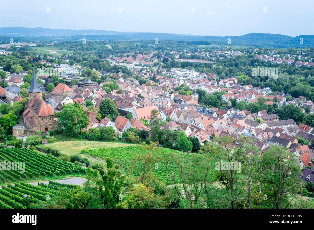 Die Stadt Weinsberg Stockfoto