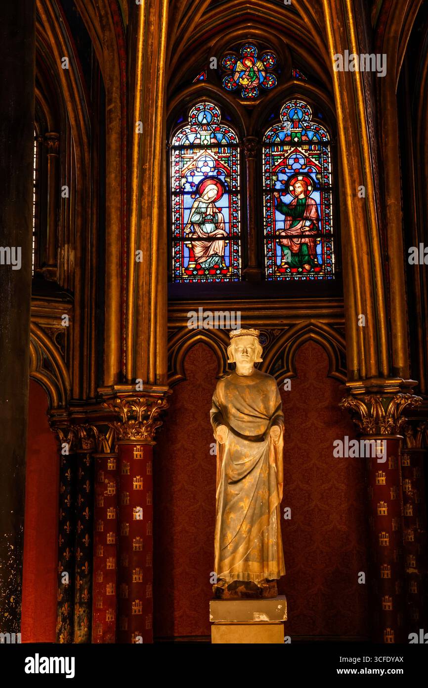 SAINTE CHAPELLE PARIS Stockfoto