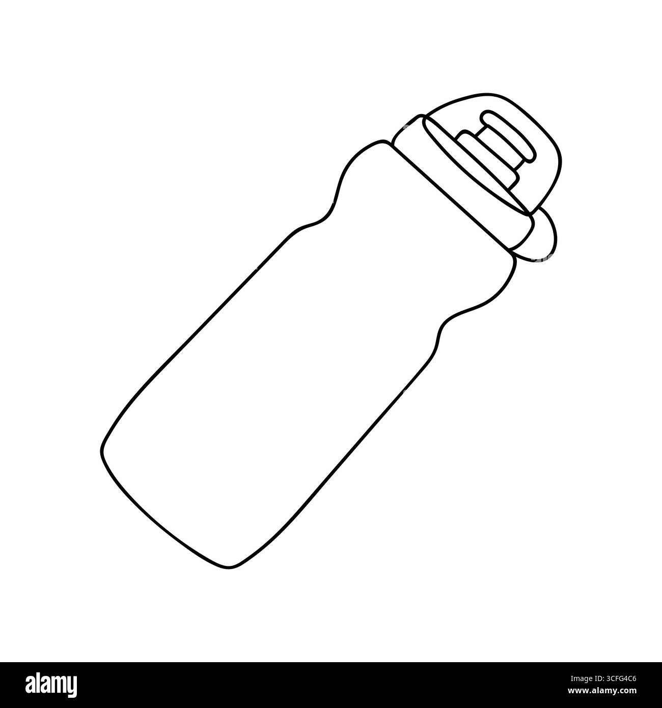 Design der Wasserflasche, geeignet für verschiedene Anwendungen und Outdoor-Aktivitäten Stock Vektor