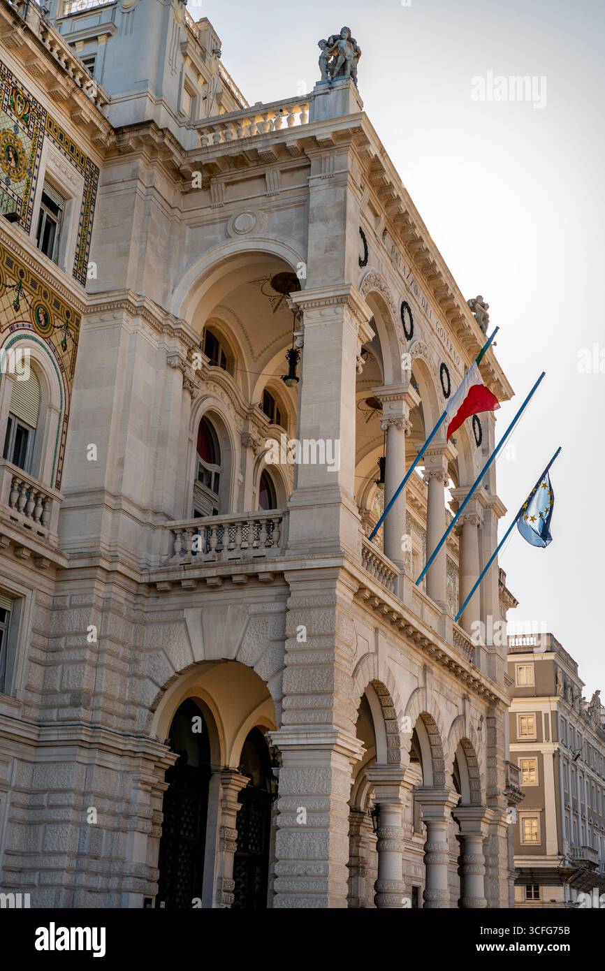 Triest, Italien. Stockfoto