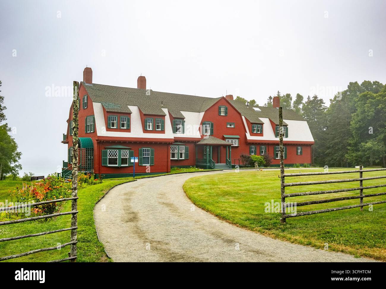 Franklin und Eleanor Roosevelts Sommersitz Roosevelt Campobello International Park auf Campobello Island in New Brunswick Kanada Stockfoto