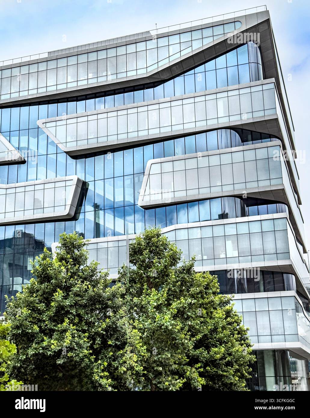 Henry R. Kravis Hall, Außengebäude, Columbia University Business School, Columbia University, Manhattanville Campus, 665 West 130th Street, West Stockfoto