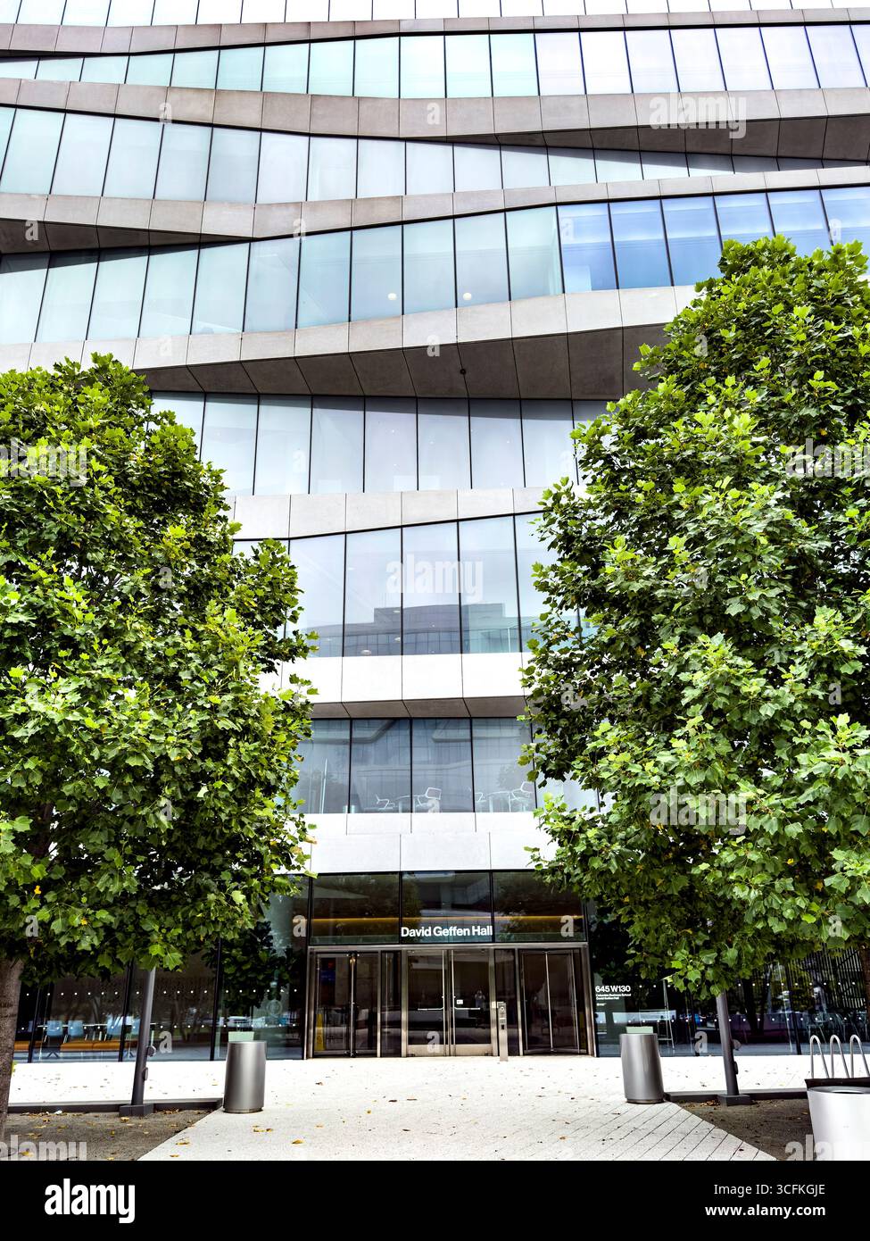 David Geffen Hall, Außengebäude, Columbia University Business School, Columbia University, Manhattanville Campus, 645 West 130th Street, West Har Stockfoto