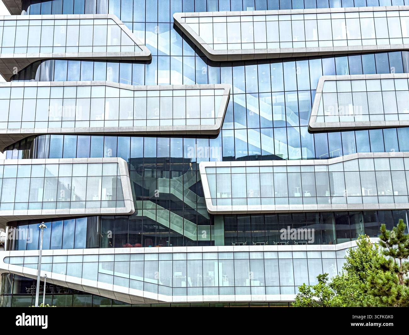 Henry R. Kravis Hall, Außengebäude, Columbia University Business School, Columbia University, Manhattanville Campus, 665 West 130th Street, West Stockfoto
