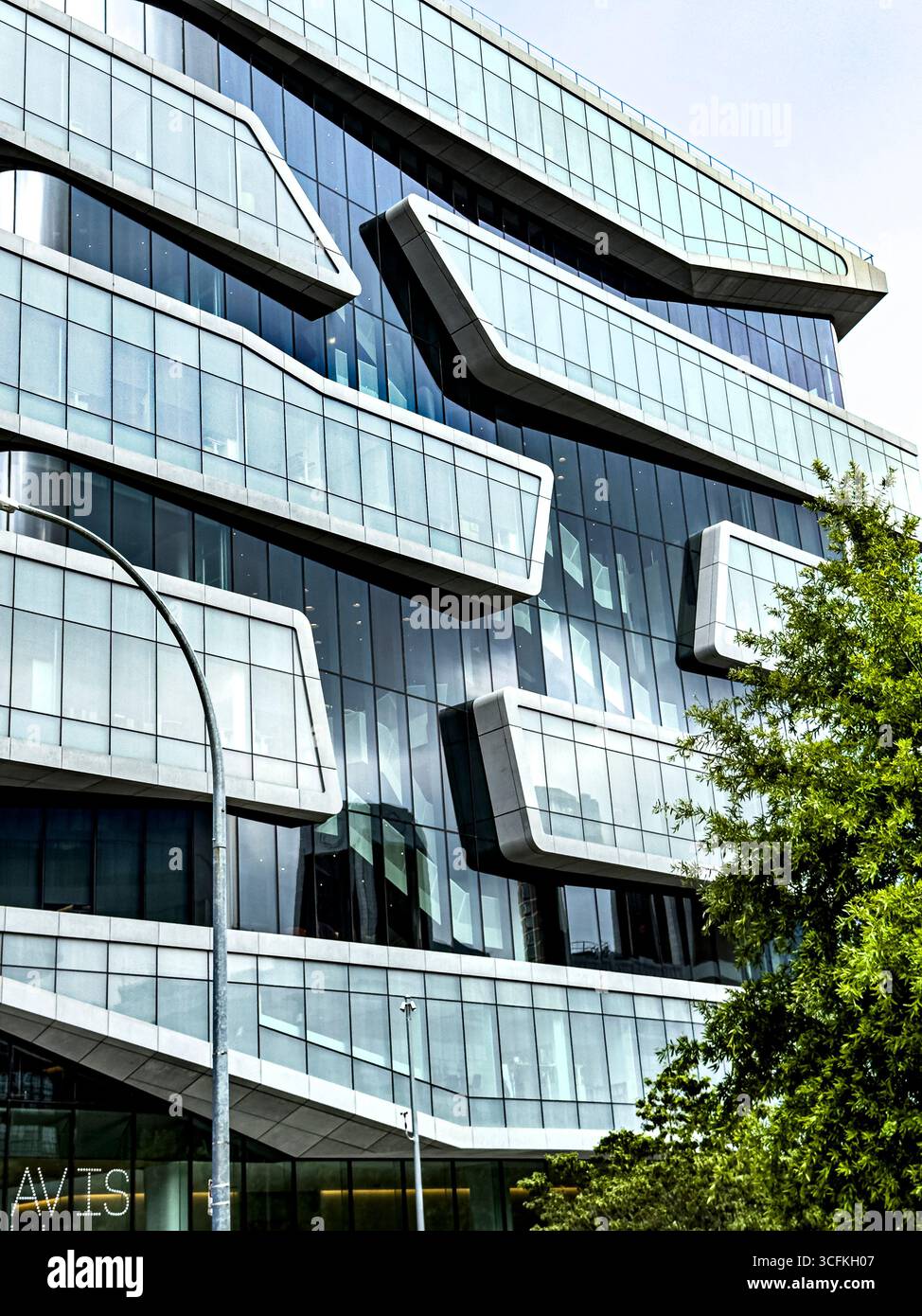 Henry R. Kravis Hall, Außengebäude, Columbia University Business School, Columbia University, Manhattanville Campus, 665 West 130th Street, West Stockfoto