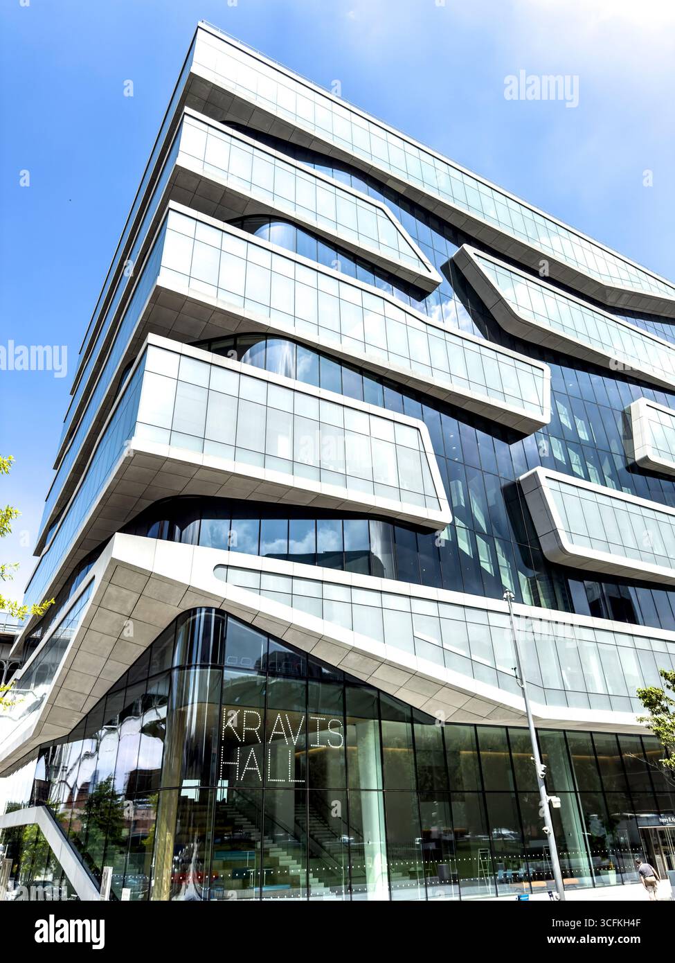 Henry R. Kravis Hall, Außengebäude, Columbia University Business School, Columbia University, Manhattanville Campus, 665 West 130th Street, West Stockfoto