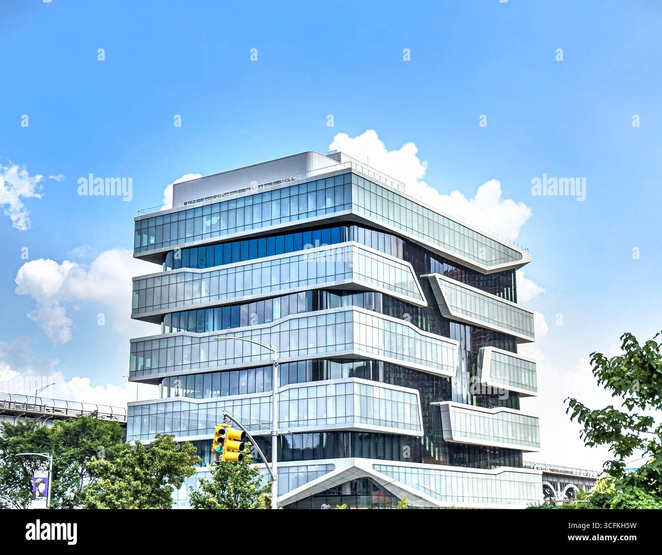 Henry R. Kravis Hall, Außengebäude, Columbia University Business School, Columbia University, Manhattanville Campus, 665 West 130th Street, West Stockfoto