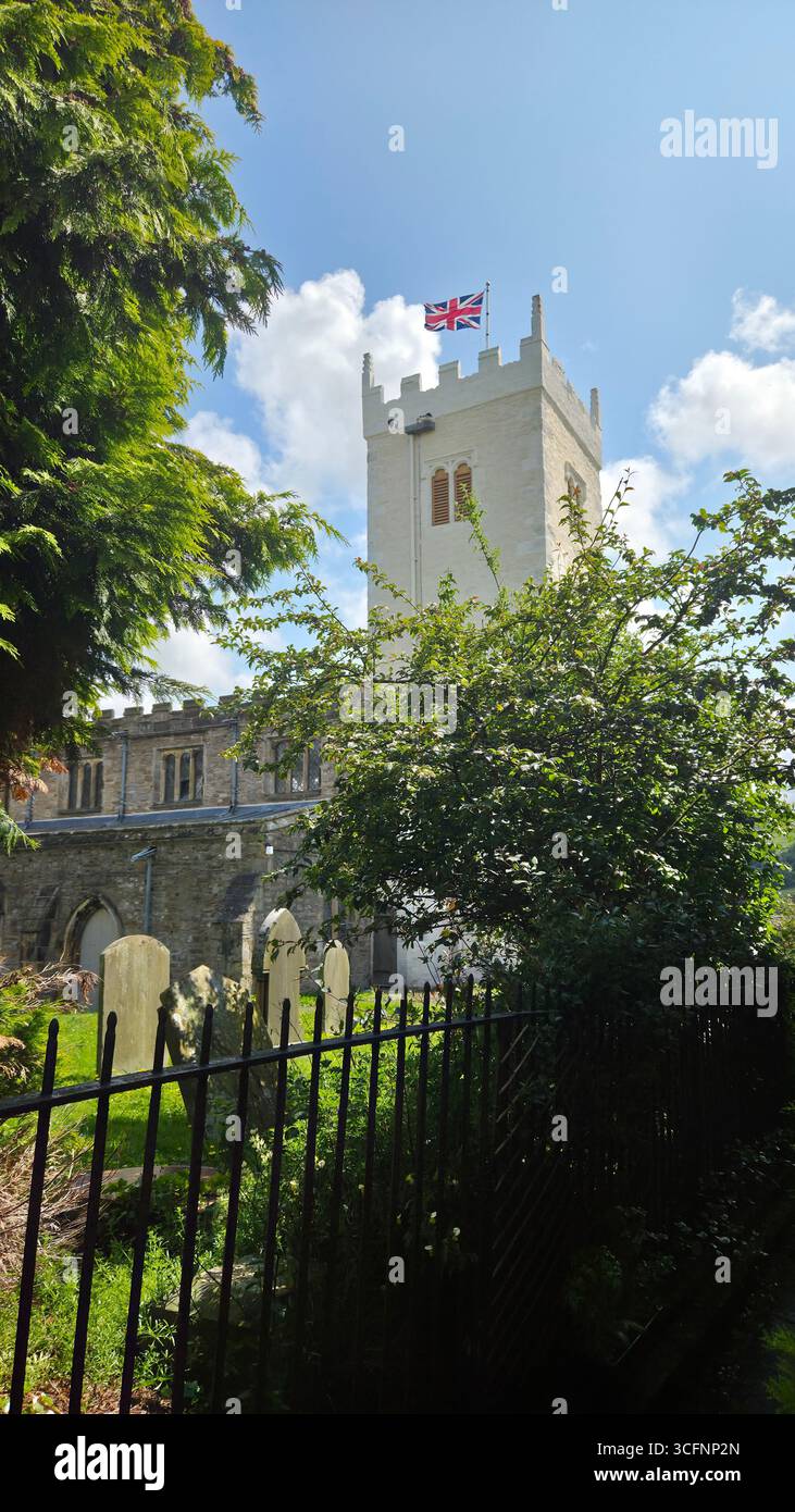 St. Oswald's Askrigg Stockfoto