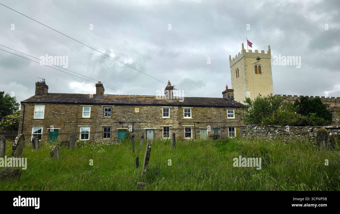 St. Oswald's Askrigg Stockfoto