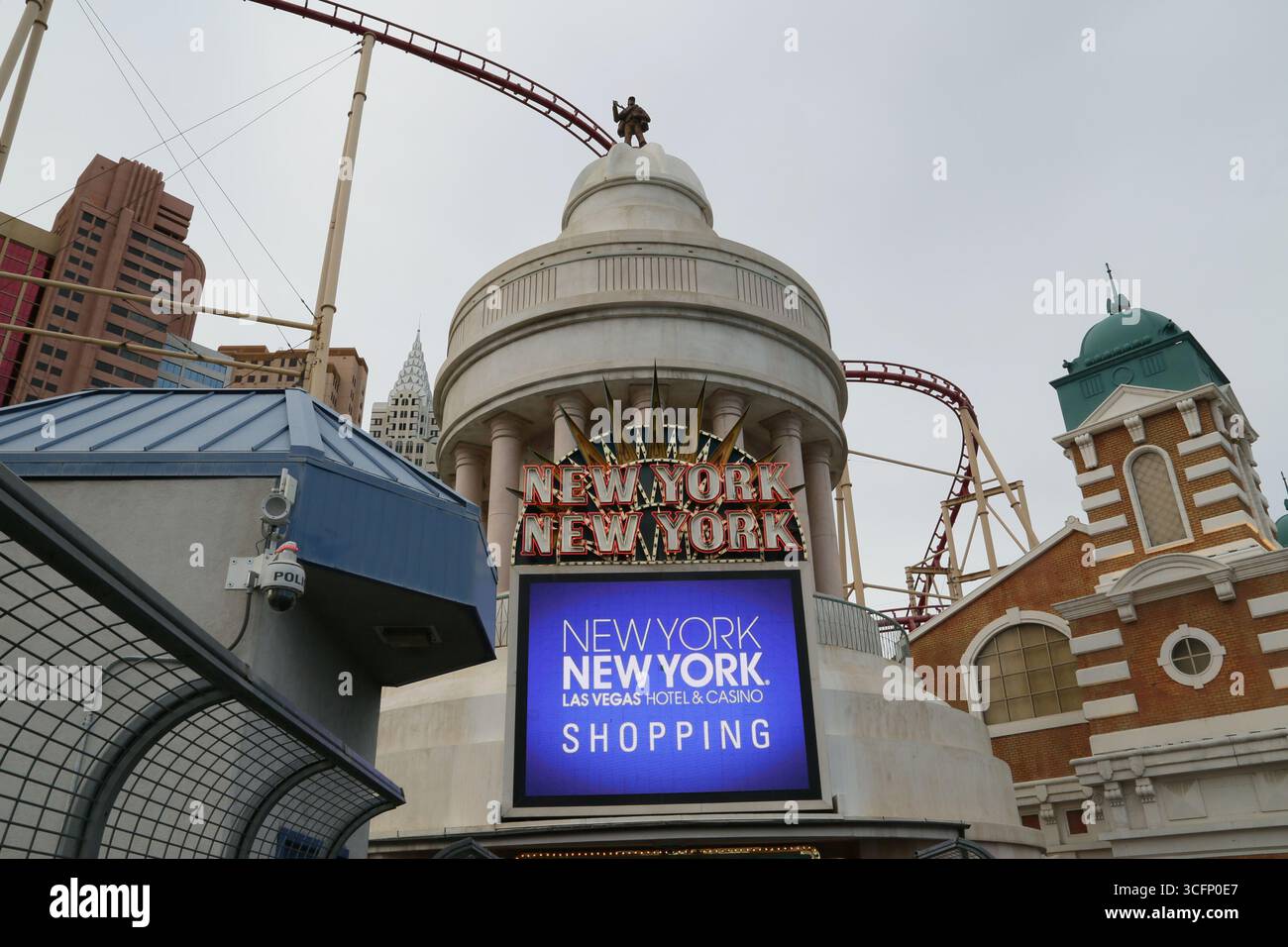New York - New York Hotel and Casino in Las Vegas, Nevada, USA Stockfoto