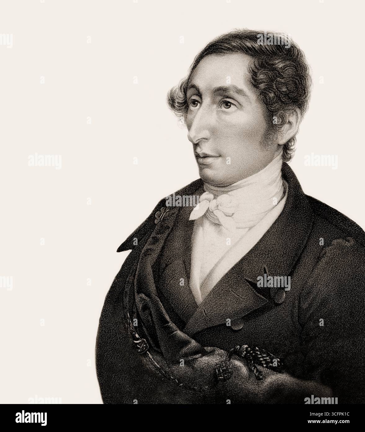 Carl Maria von Weber, 1786–1826, deutscher Komponist, Dirigent und Pianist, digital herausgegeben Stockfoto