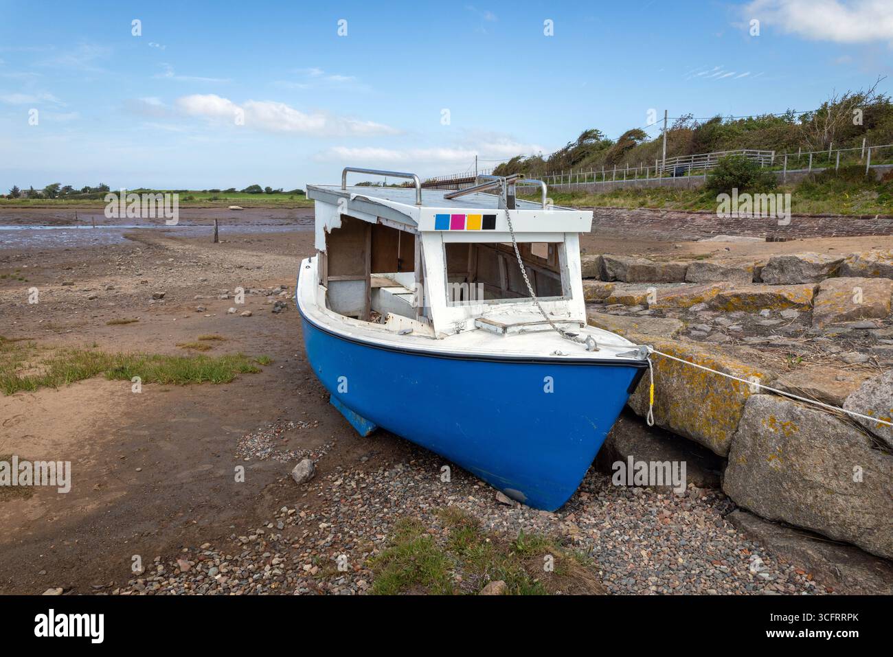 Die Küste bei Ravenglass in Cumbria, England Stockfoto