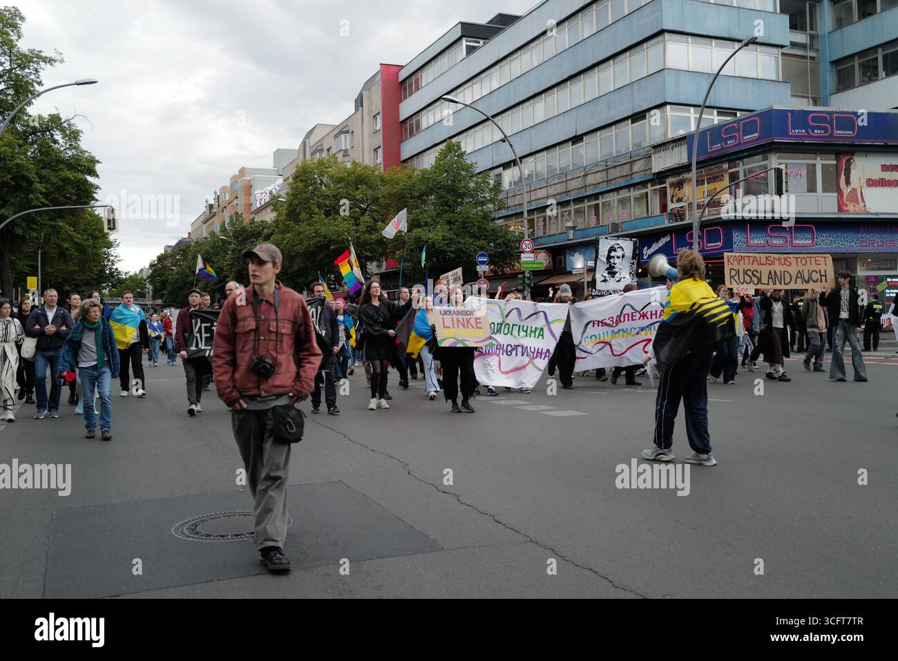 Unabhängigkeitstag der Ukraine in Berlin 24.08.25 Stockfoto